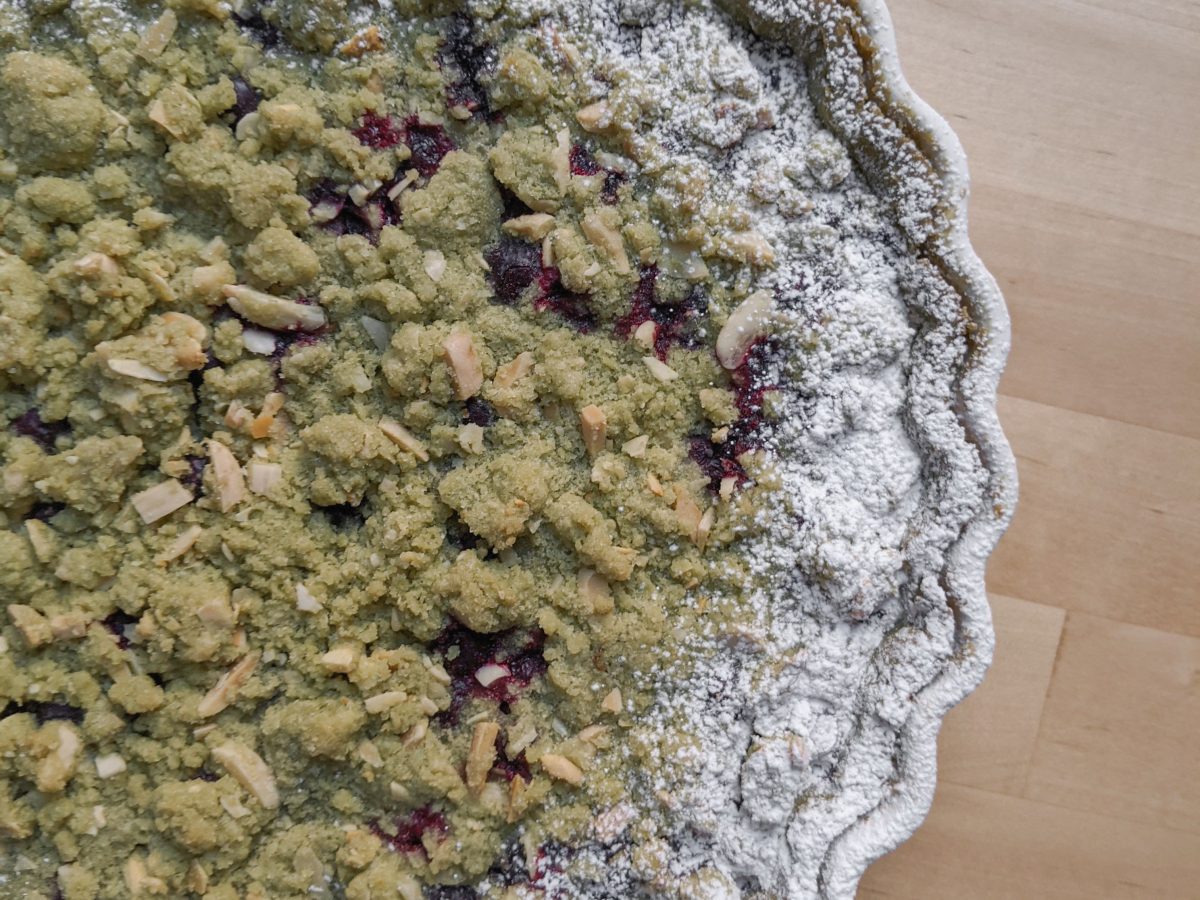 Matcha Almond Streusel&nbsp;Tart