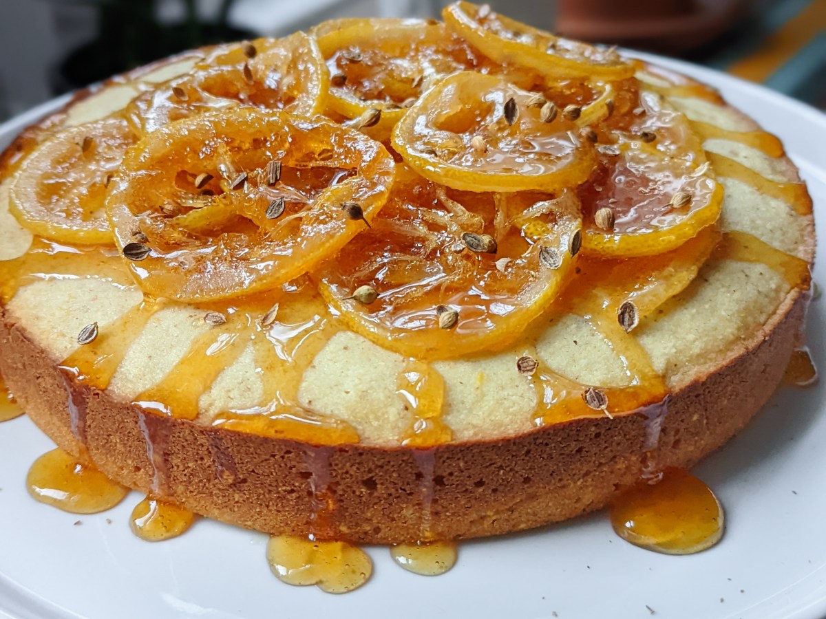 Lemon Coriander Cornmeal&nbsp;Cake
